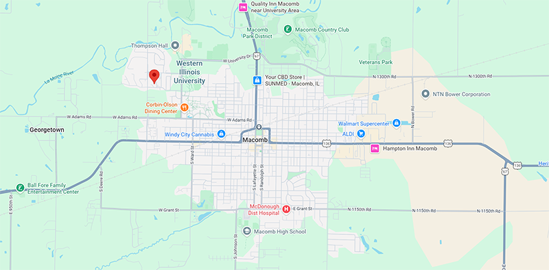 Macomb driving map