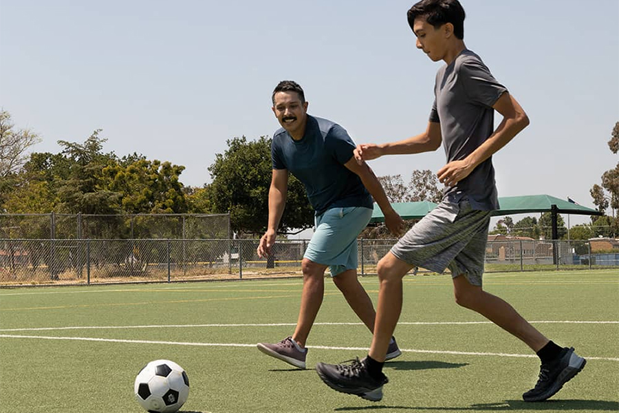playing soccar